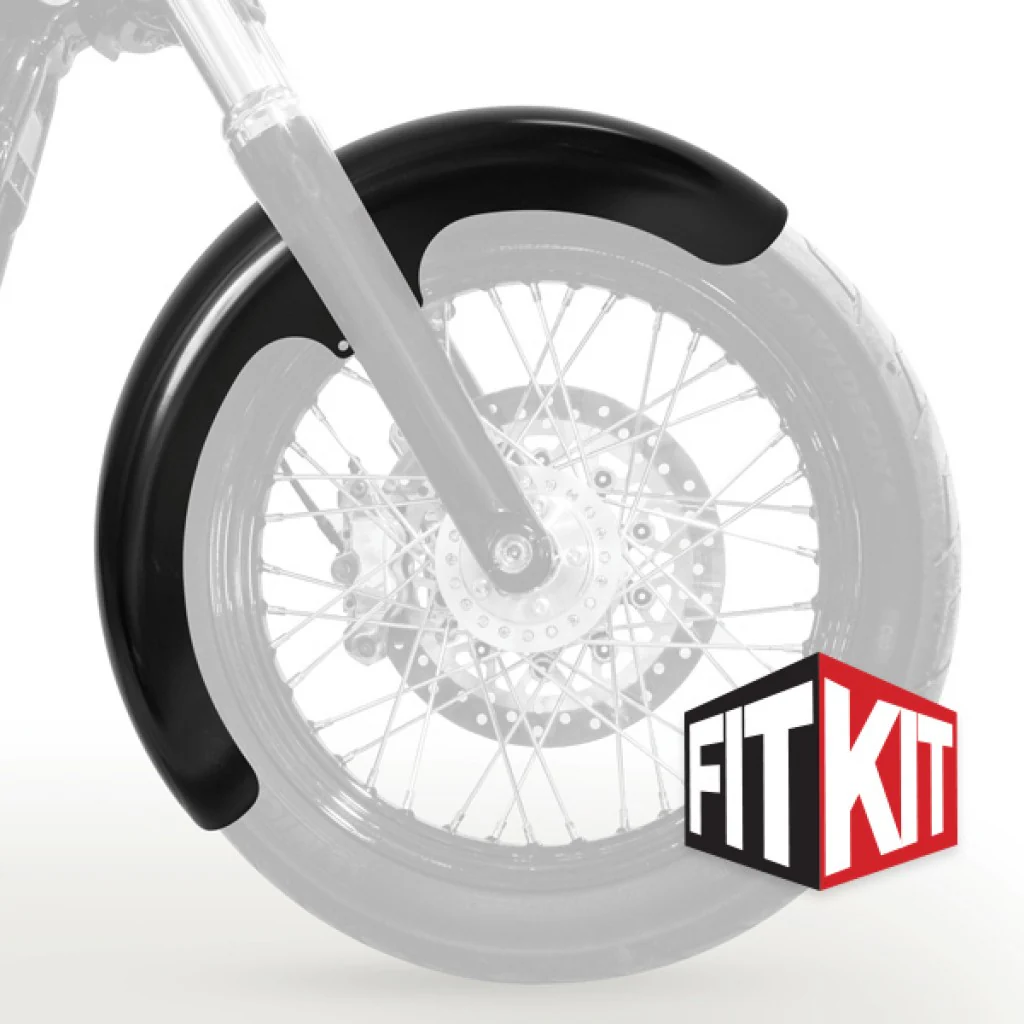 19" Tire Hugger Front Fender Fit Kit for Harley-Davidson® 2006-2017 Dyna and 2018-2026 Softail Street Bob - Image 9
