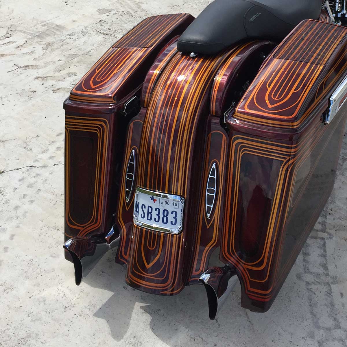 Benchmark Rear Fender for H-D® 1997-2008 Street Glide (FLH), Road Glide (FLTR) and Road King (FLHR)