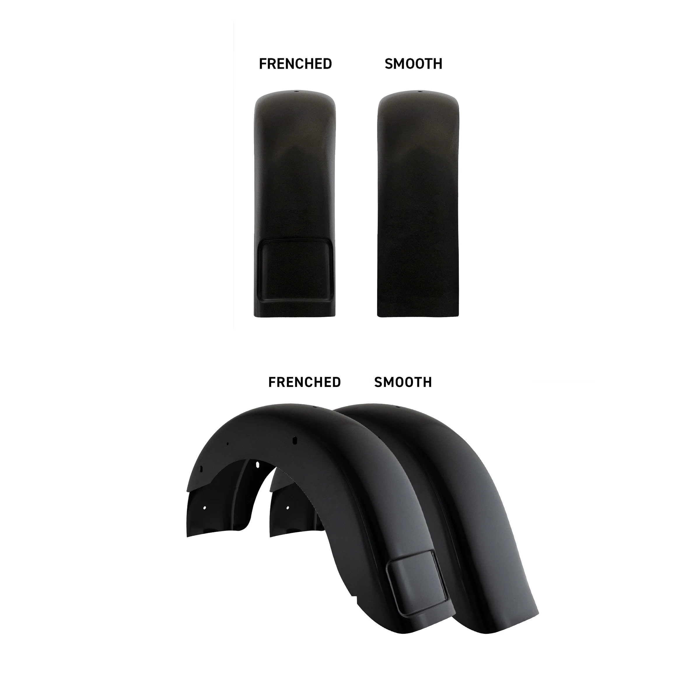 Benchmark Rear Fender for H-D® 1997-2008 Street Glide (FLH), Road Glide (FLTR) and Road King (FLHR) - Image 9