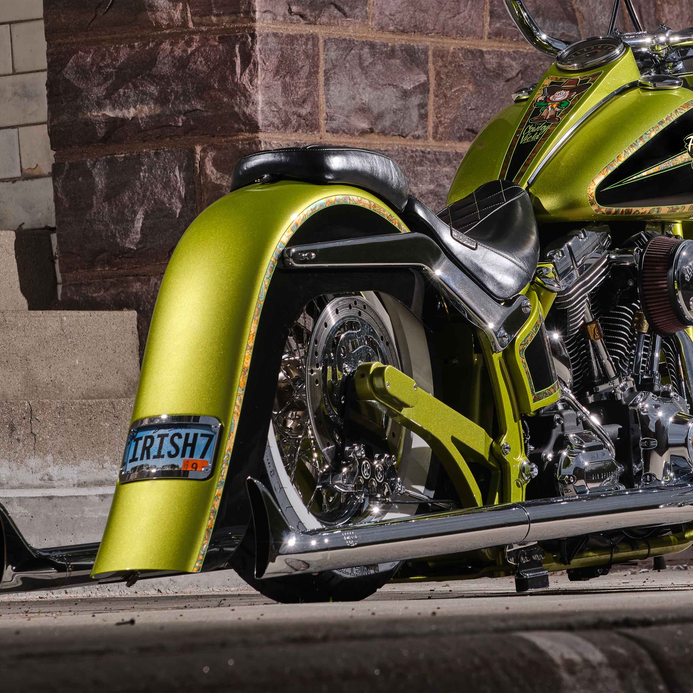 Benchmark Rear Fender for Harley-Davidson® 2000-2017 Softail - Image 14