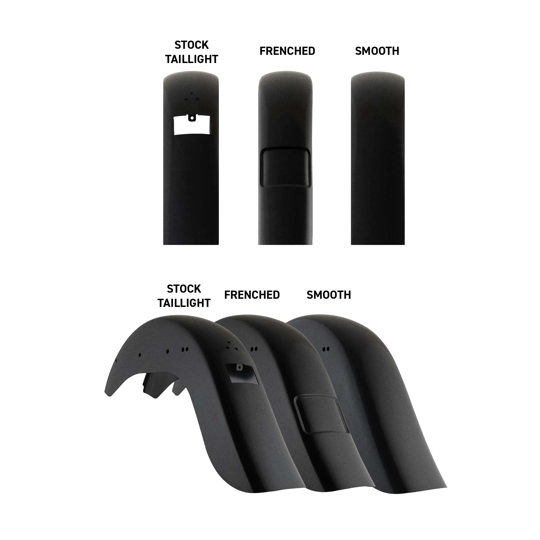 Benchmark Rear Fender for Harley-Davidson® 2000-2017 Softail - Image 3