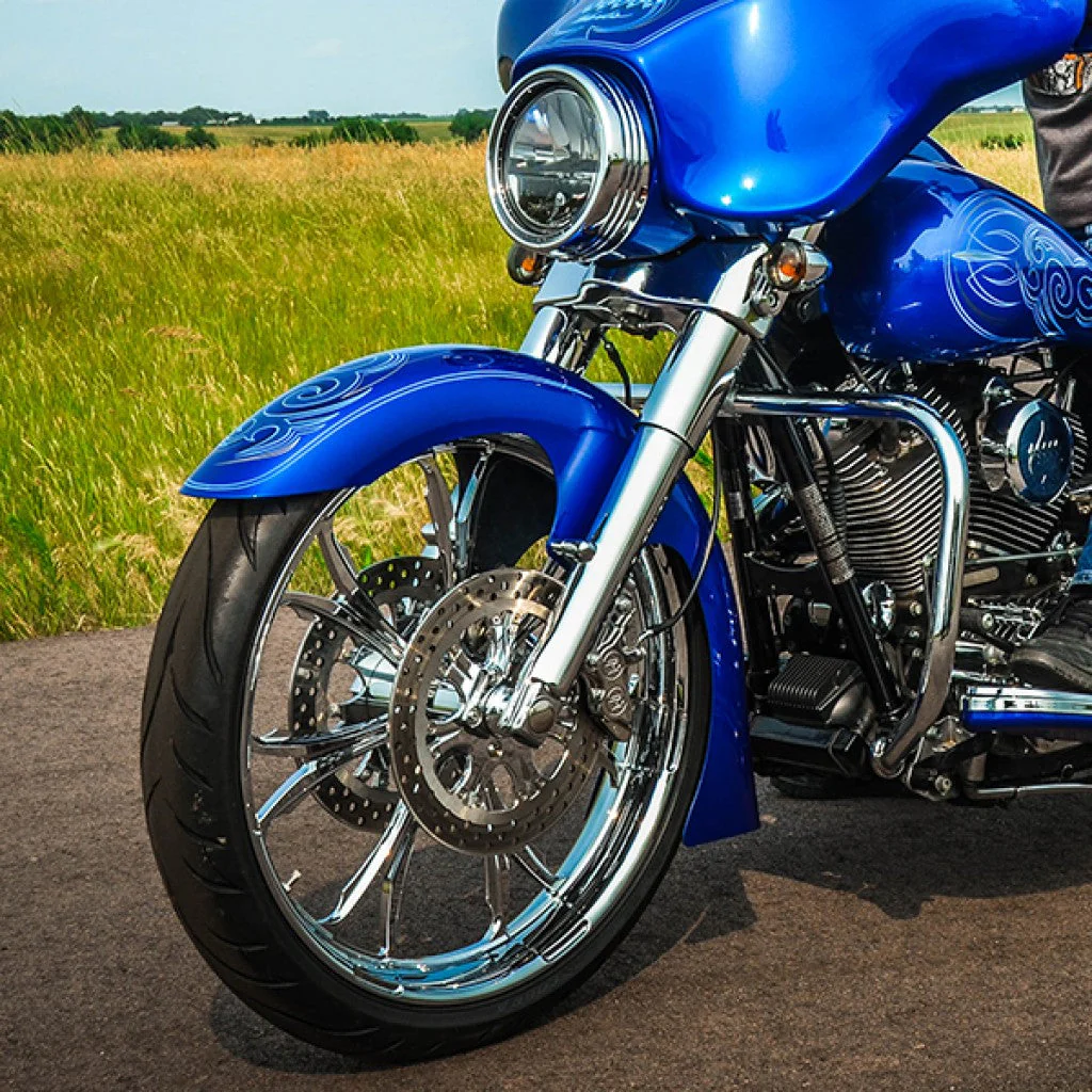 Big Wheel Front Fender Fit Kit for H-D® 2014-2016 Street Glide, Road Glide and Road King - Image 3