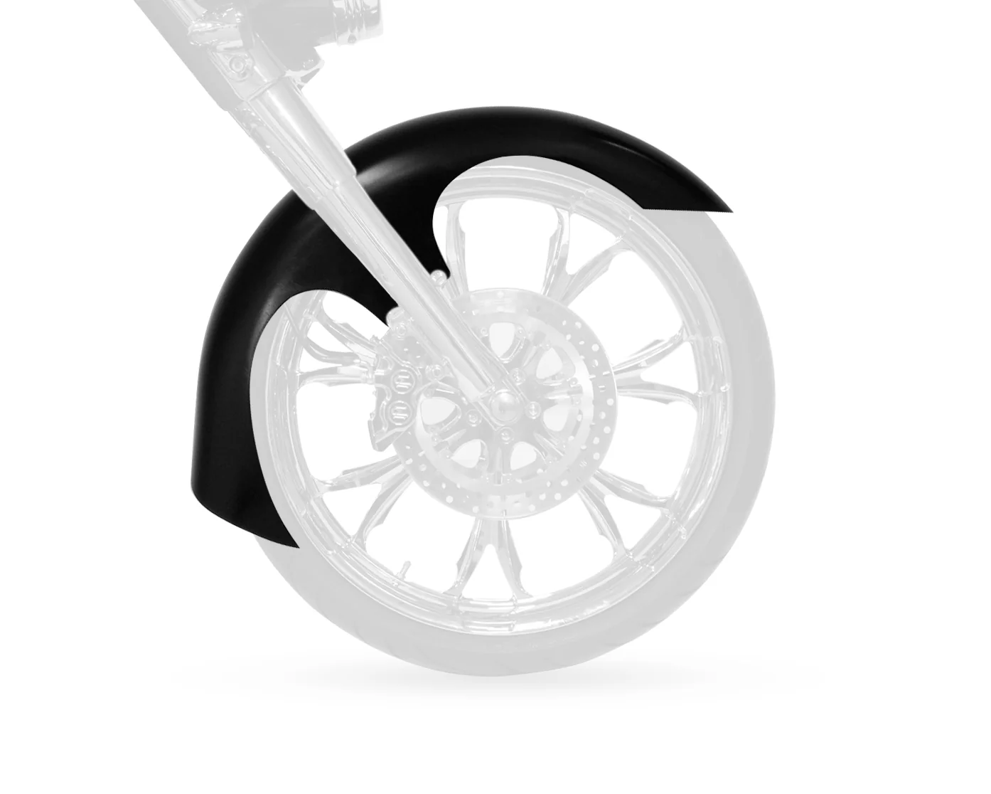 Big Wheel Front Fender Fit Kit for H-D® 2014-2016 Street Glide, Road Glide and Road King - Image 8
