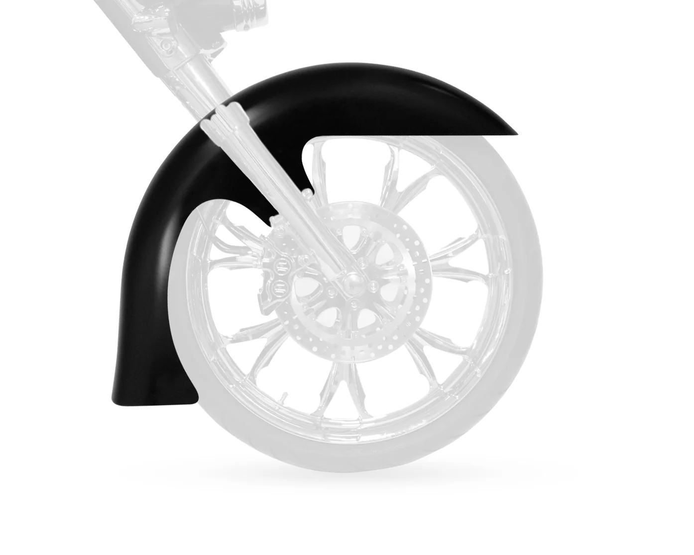 Big Wheel Front Fender for H-D® 1983-2013 Street Glide, Road Glide and Road King - Image 7