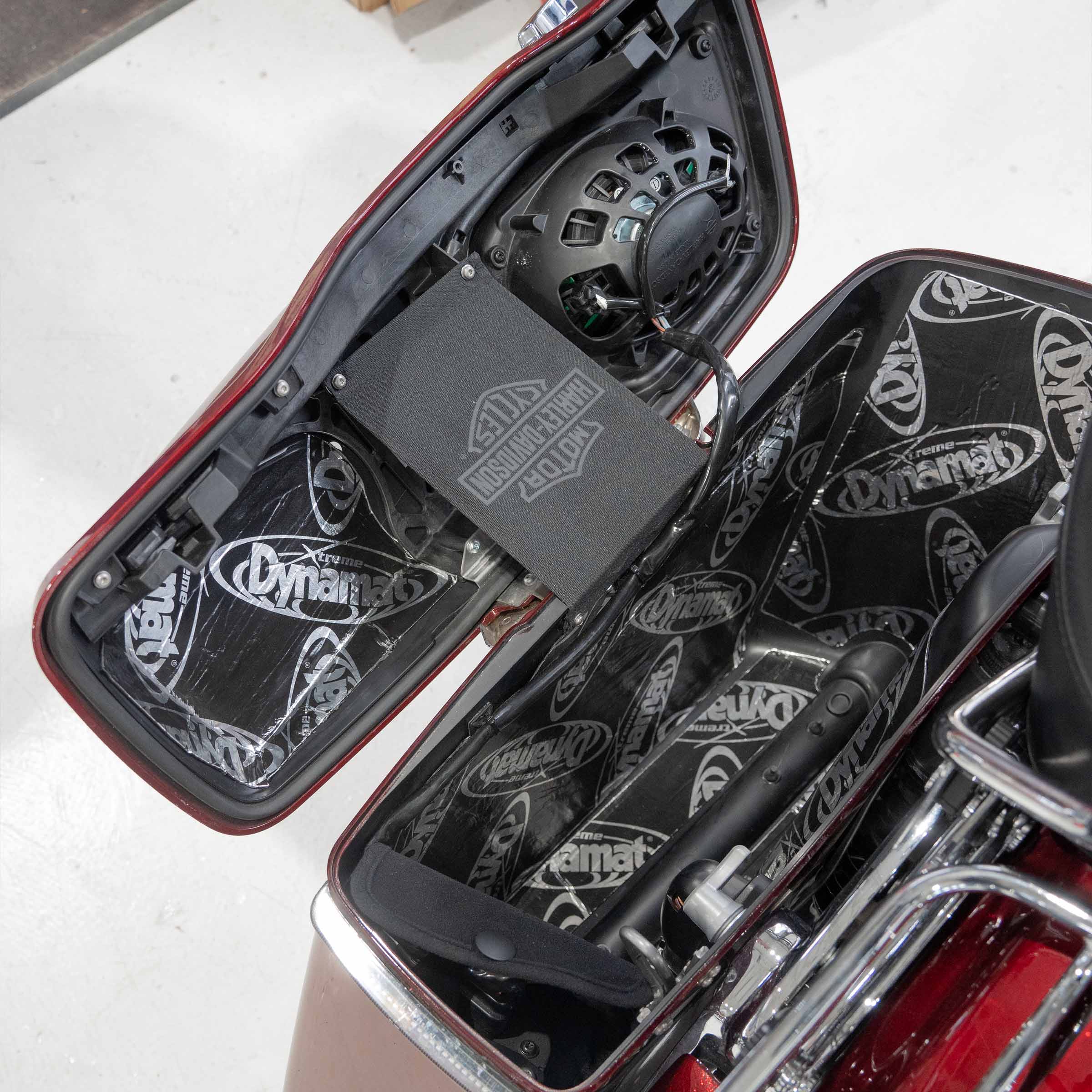 Dynamat® Saddlebag Sound Control Kit for Harley-Davidson® 2014-2026 Street Glide, Road Glide and Road King - Image 3
