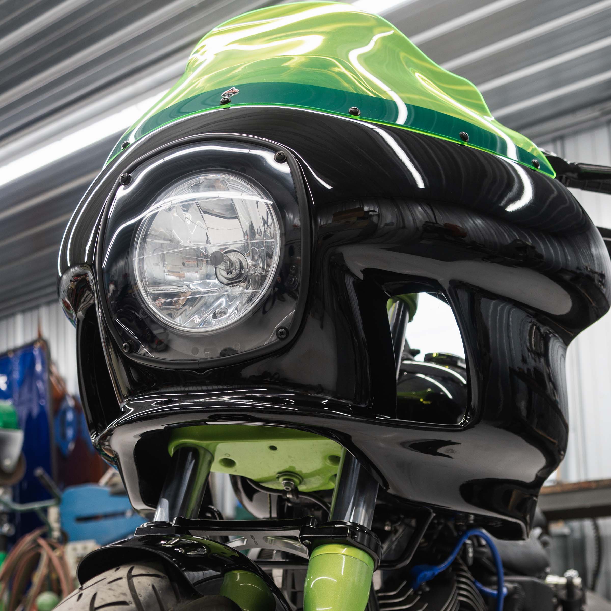 Fairing Headlight Cover for Harley-Davidson® FXRP, FXRT and FXRD Style Fairings - Image 6
