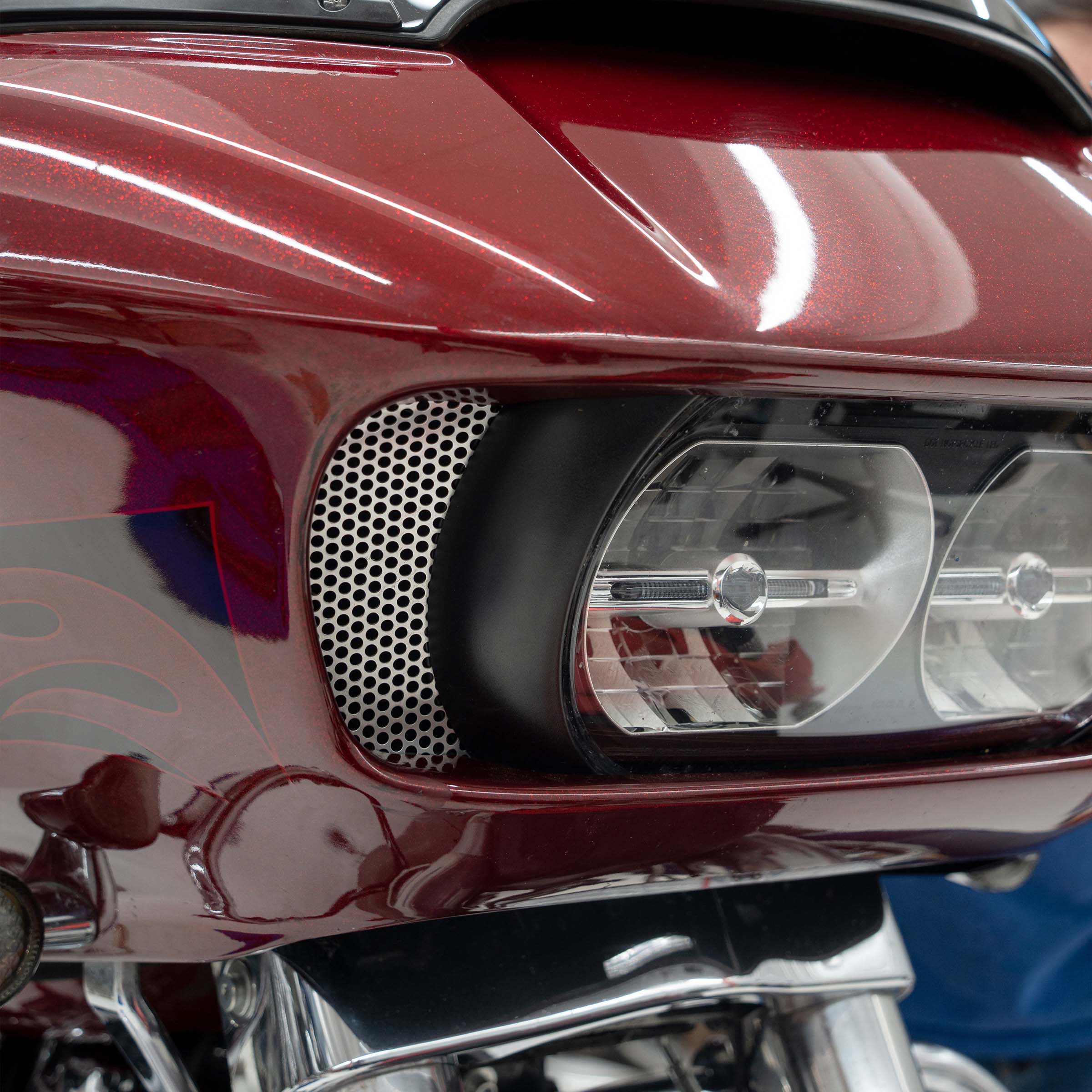 Fairing Side Vent Screens for Harley-Davidson® 2015-2025 Road Glide (FLTR) - Image 6
