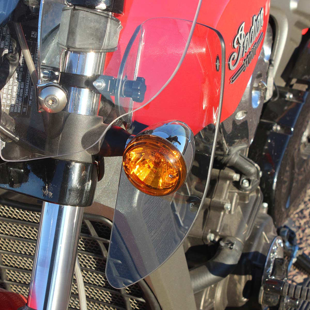 FlareĀ® Windshield Air Management Kit for IndianĀ® 2015-2024 Scout - Image 6