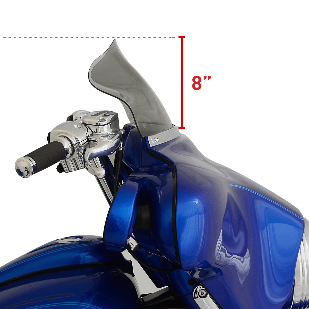 Flare® Windshield for Harley-Davidson® 1996-2013 Street Glide (FLHT, FLHX) - Image 10