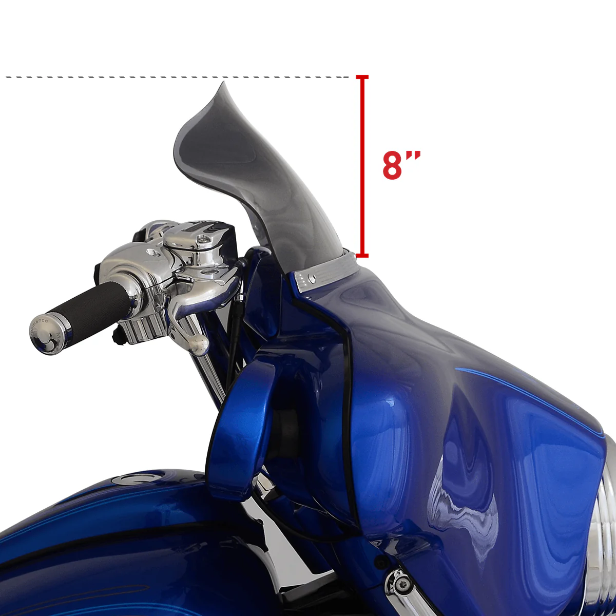 Flare® Windshield for Harley-Davidson® 1996-2013 Street Glide (FLHT, FLHX) - Image 11