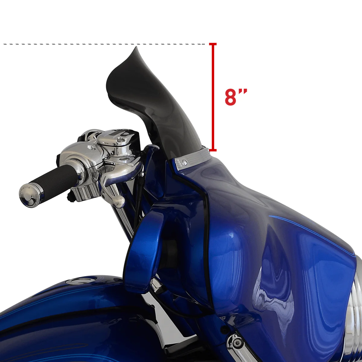 Flare® Windshield for Harley-Davidson® 1996-2013 Street Glide (FLHT, FLHX) - Image 14
