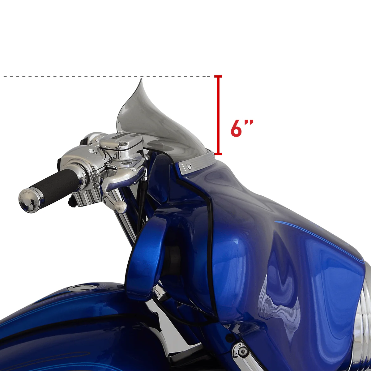 Flare® Windshield for Harley-Davidson® 1996-2013 Street Glide (FLHT, FLHX) - Image 7