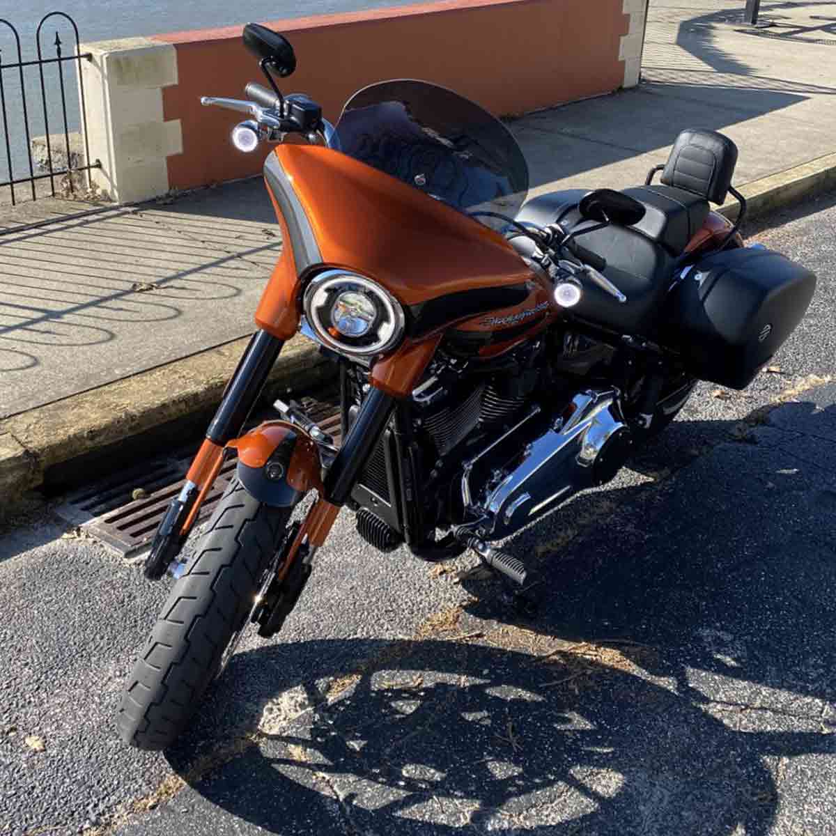 Flare® Windshield for Harley-Davidson® 2018-2024 Sport Glide - Image 6