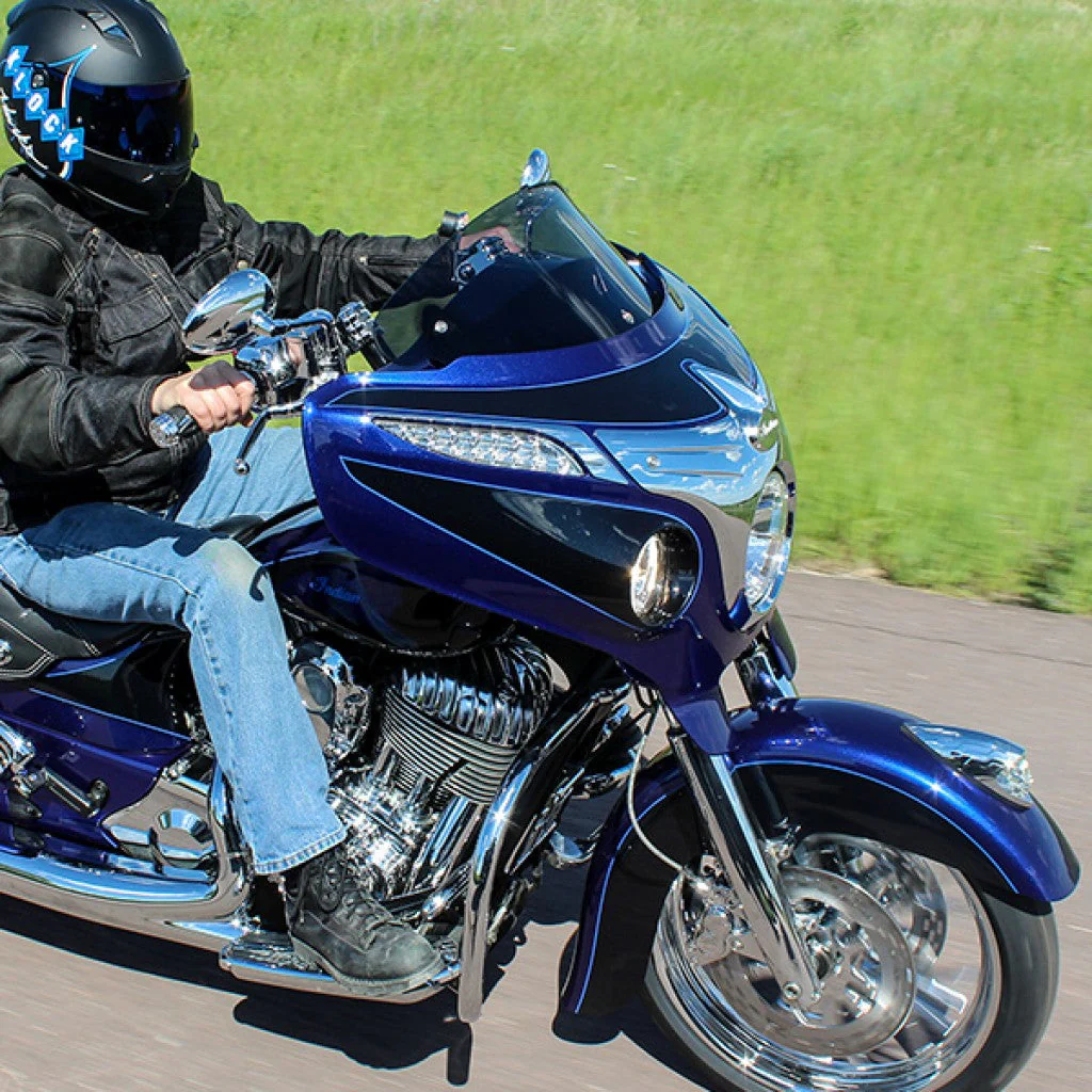 FlareĀ® Windshield for IndianĀ® 2014-2026 Chieftain and Roadmaster - Image 3