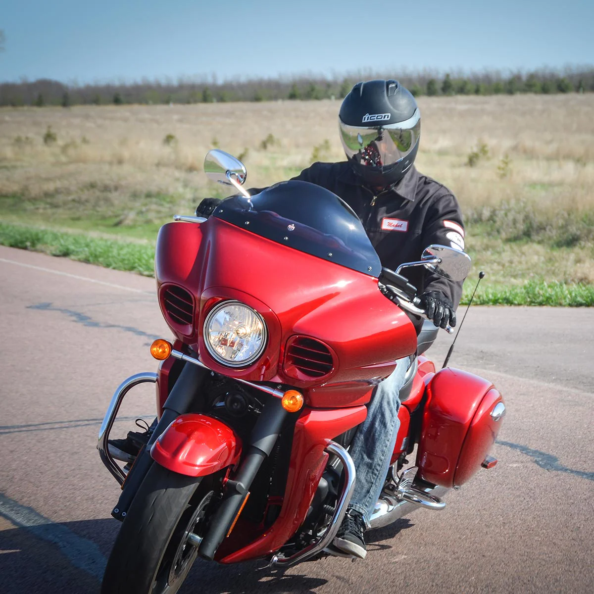 Flare® Windshield for Kawasaki® 2009-2024 Vaquero and Voyager - Image 3