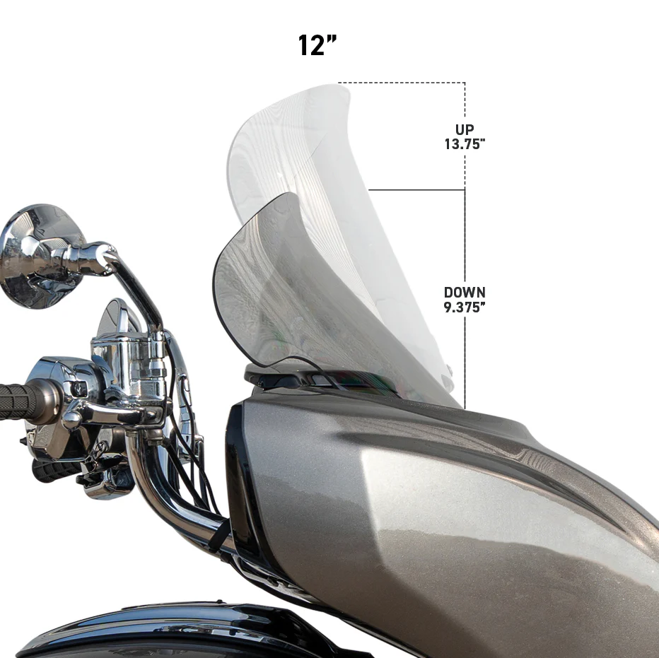 Flare® Windshield for Indian® 2025-2026 Chieftain & Roadmaster PowerPlus - Image 5