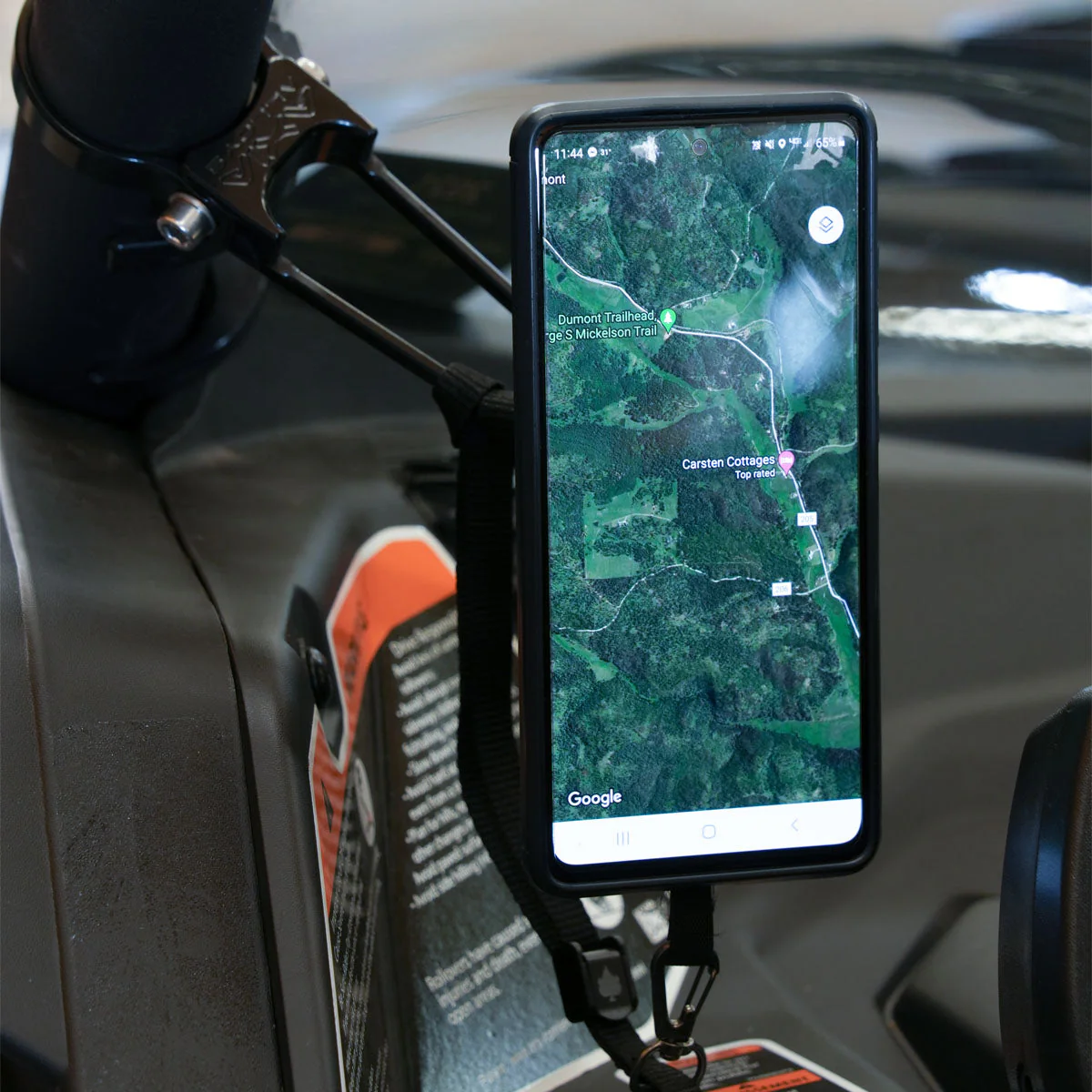 iOmounts® Offset Roll Cage Magnetic UTV Phone Mount - Image 13