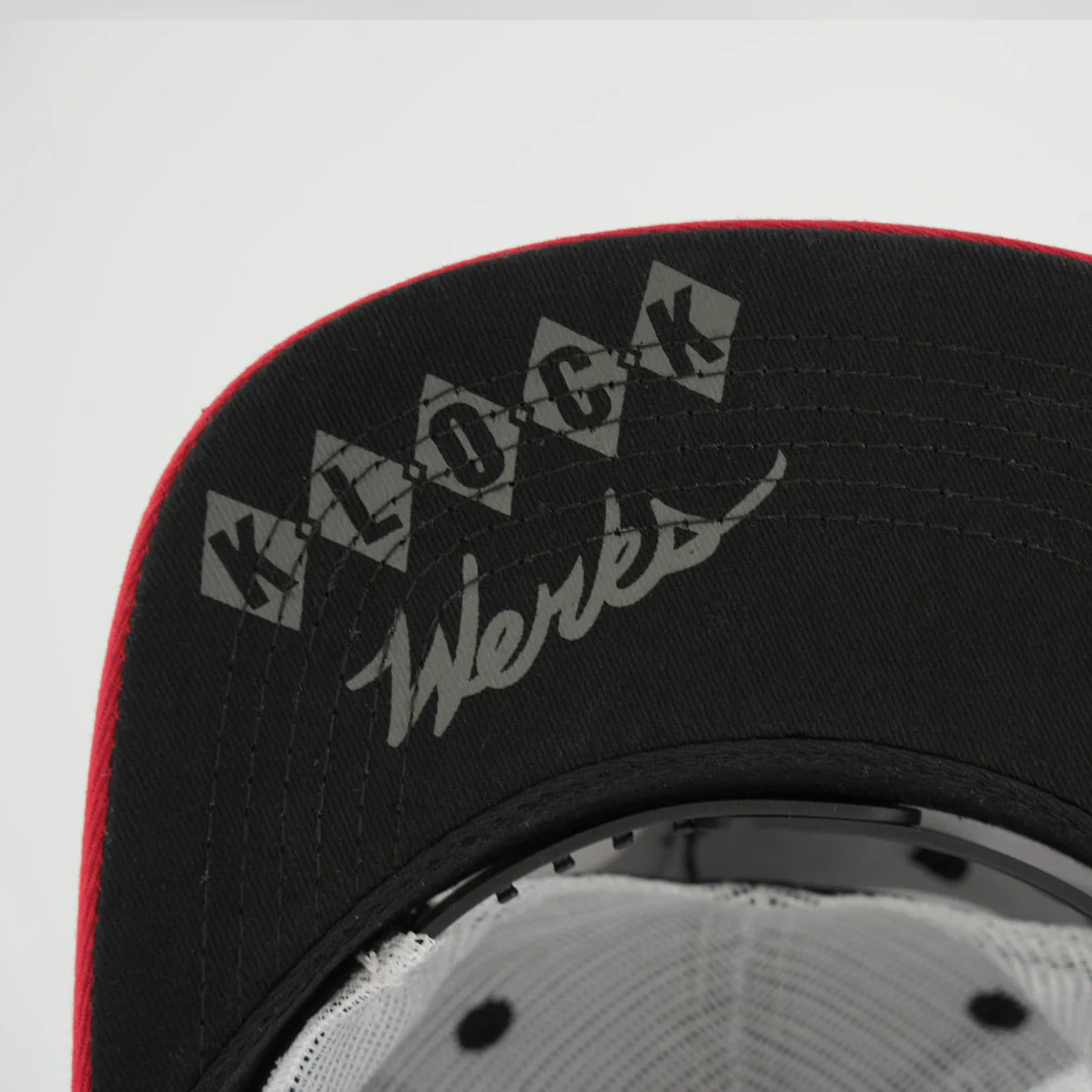 Klock Werks Fist Bump Stripe Trucker Hat for Men - Image 4