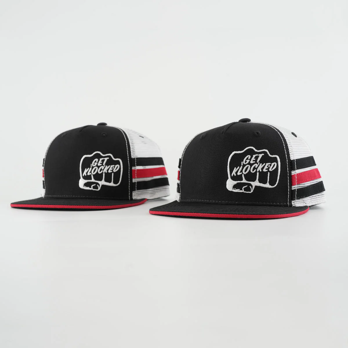 Klock Werks Fist Bump Stripe Trucker Hat for Youth - Image 6