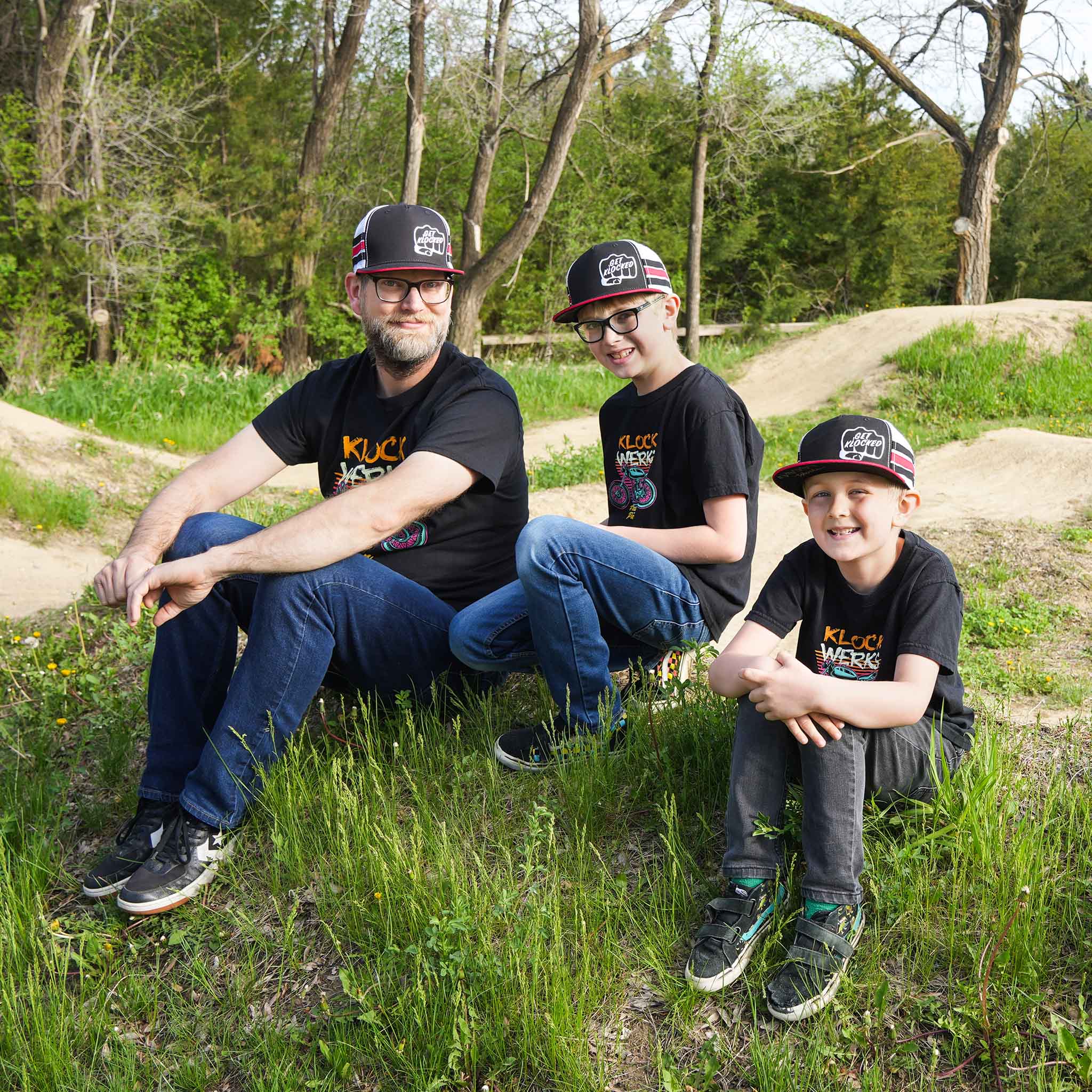 Klock Werks Fist Bump Stripe Trucker Hat for Youth - Image 9