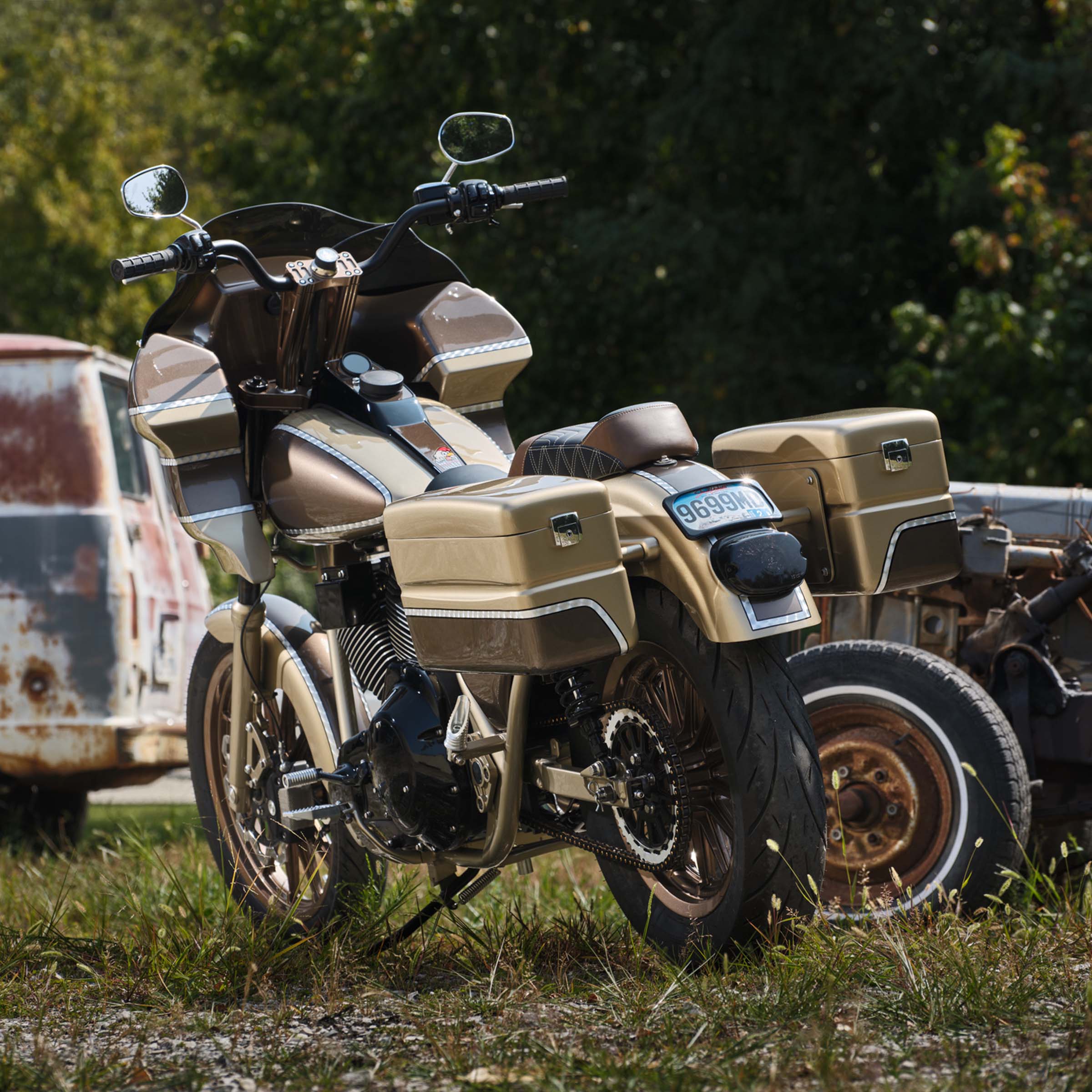 Shelton Handlebar Risers for Harley-DavidsonĀ® - Image 3