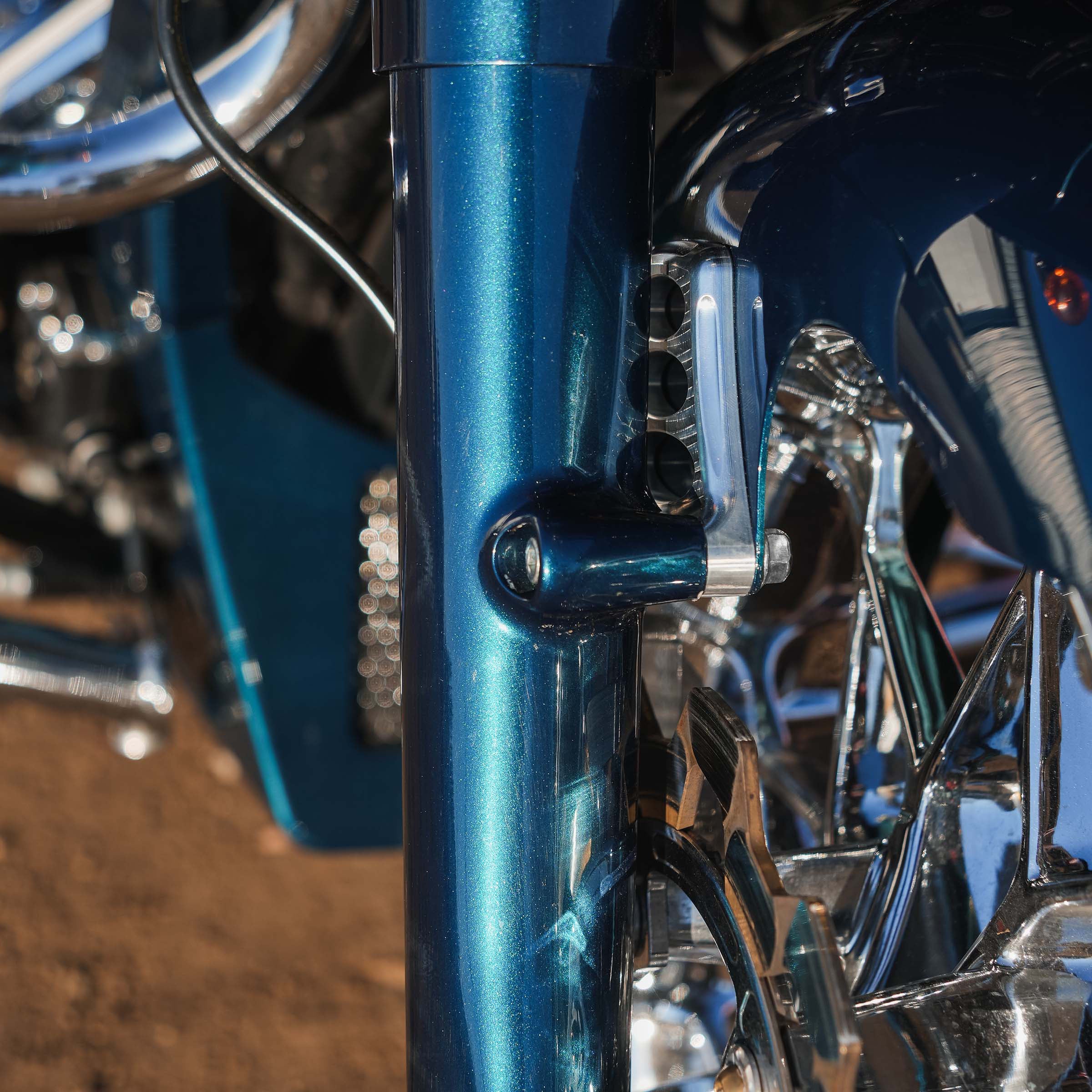 Steadfast Tire Hugger Front Fender Mounting Blocks H-D ® 2014-2026 Street Glide Road Glide Road King - Image 4