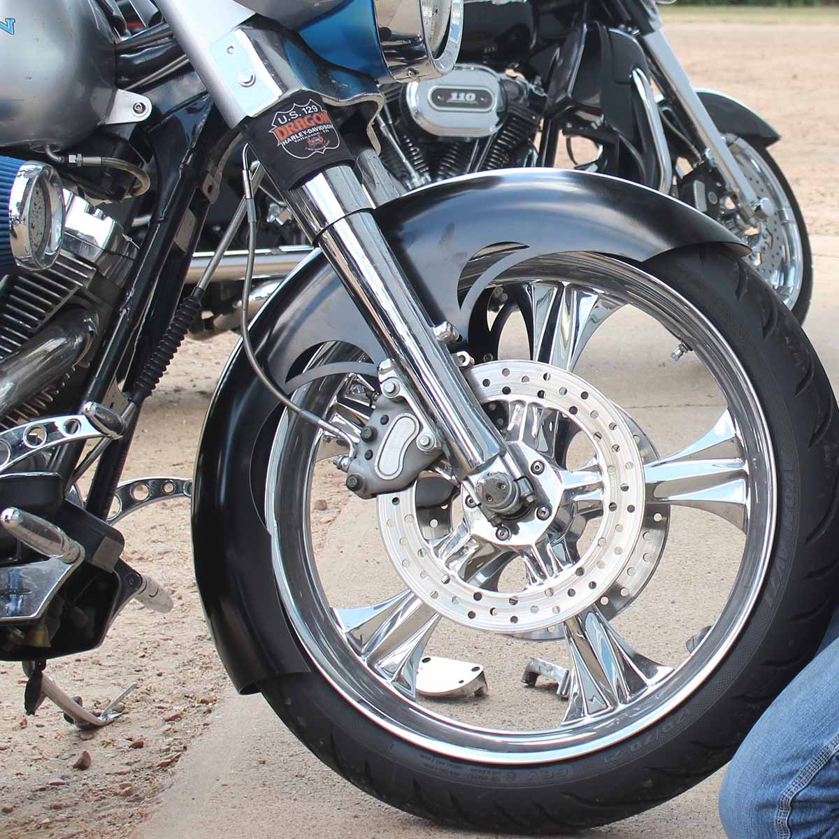 Tire Hugger Front Fender for H-D® 1983-2013 Street Glide, Road Glide and Road King - Image 10