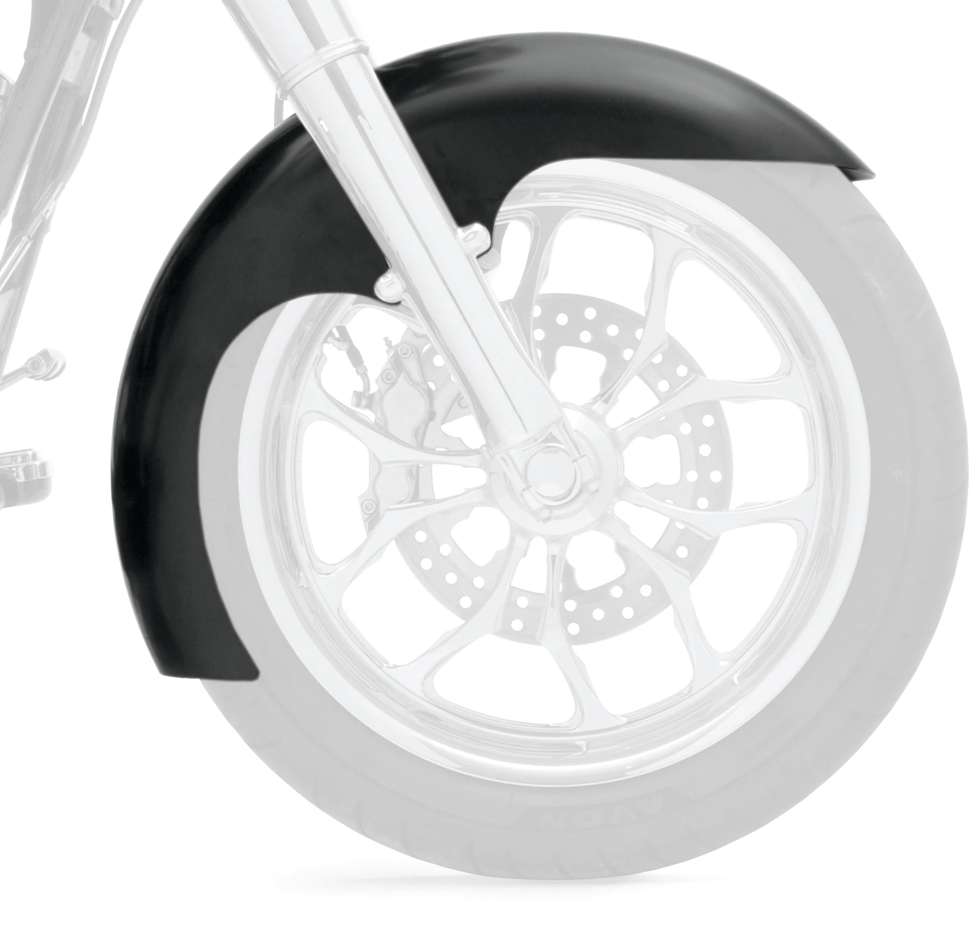 Tire Hugger Front Fender for H-D® 1983-2013 Street Glide, Road Glide and Road King - Image 2